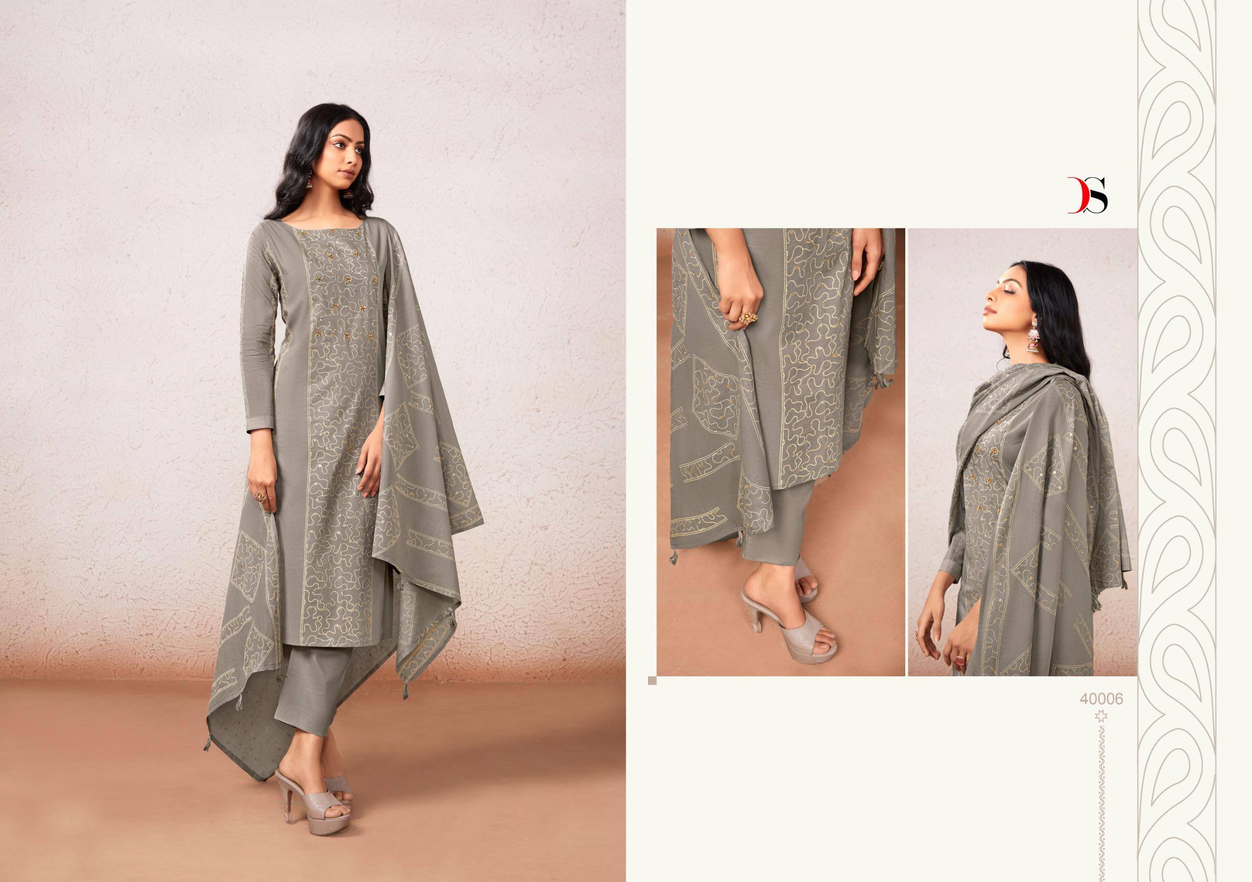 KASTI by DEEPSY SUITS 40001 To 40006 Series Beautiful Festive Suits Stylish Fancy Colorful Ethnic Wear Pure Cotton Print Dresses At Wholesale Price